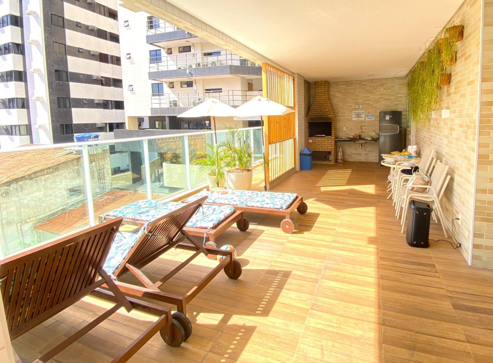 Apartamento Ponta 100m I Piscina I Churrasqueira I Cinema Maceió